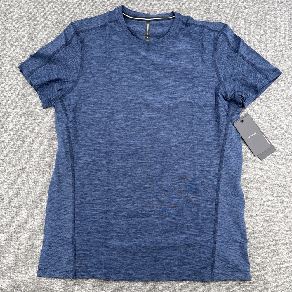 Ten Thousand Versatile Performance Tee Navy Heather Mens Small Short Sleeve New
